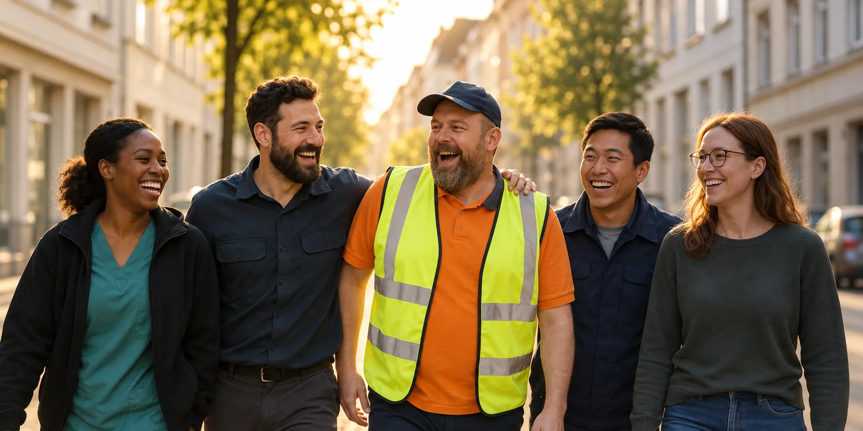International colleagues in Germany
